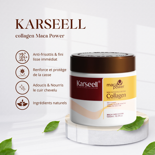 ✨ Masque Capillaire au Collagène Karseell – La Renaissance de Vos Cheveux