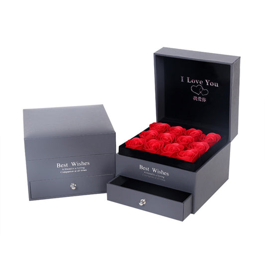 Coffret Cadeau Collier Rose, Cadeau Parfait Pour événement et souvenir amoureux