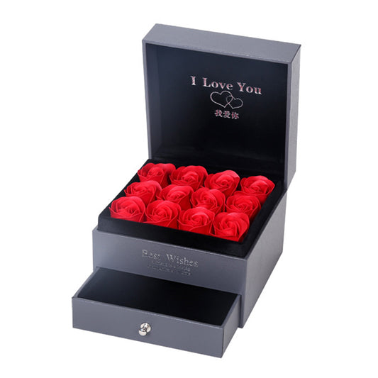 Coffret Cadeau Collier Rose, Cadeau Parfait Pour événement et souvenir amoureux