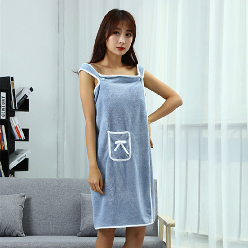 Coral Velvet Bath Dress Can Be Soft And Thick Water Absorbing Lovely